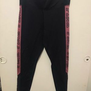 Pink brand black leggings